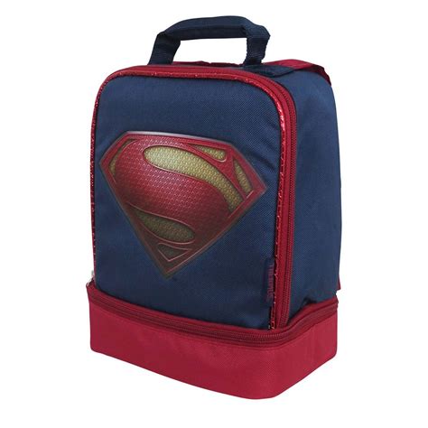 mannof steel lunch box|Superman Man of Steel Caped Soft Lunch Box.